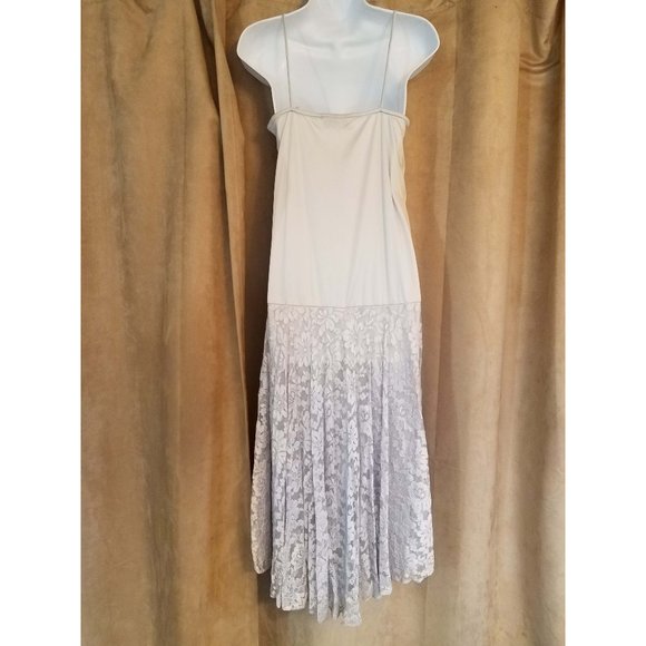 Beautiful Vintage Pale Lavender Sparkle Evening Gown Lace Pat Richards Size 8 - Picture 5 of 7